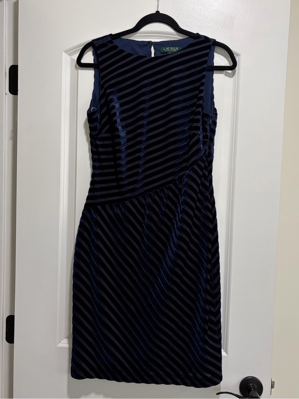 Ralph Lauren Midnight Blue Striped Dress